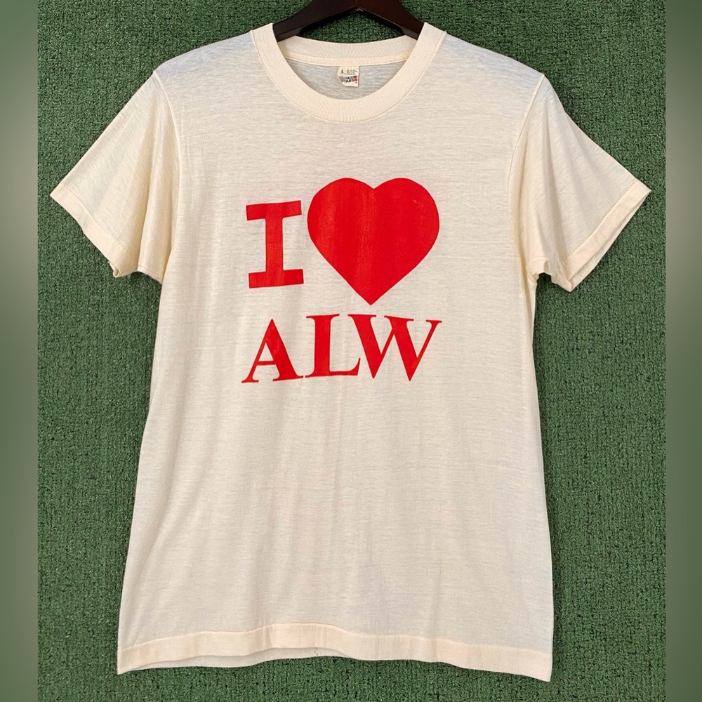 Vintage 80’s I Love ALW American Legion Baseball Double Sided T-Shirt Women’s XS